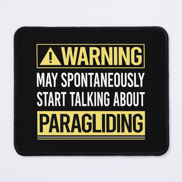 Item preview, Warning About Paragliding Paraglide Paraglider designed and sold by WrightTrouble.