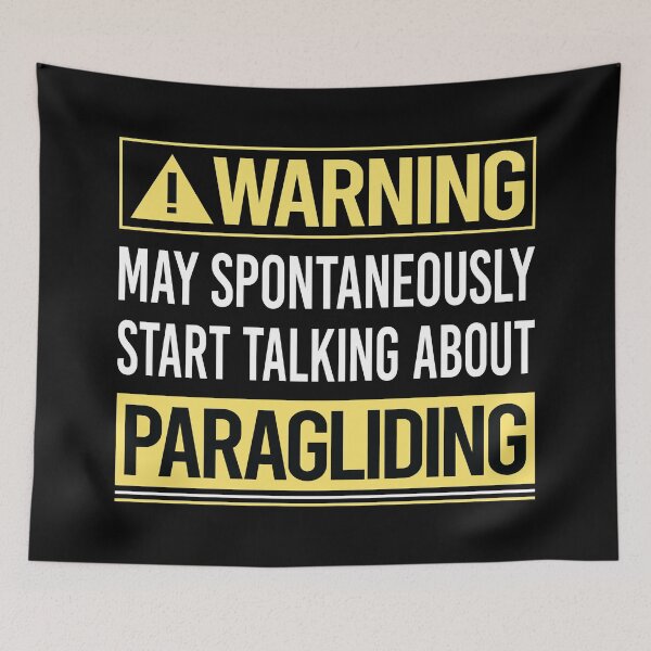 Item preview, Warning About Paragliding Paraglide Paraglider designed and sold by WrightTrouble.
