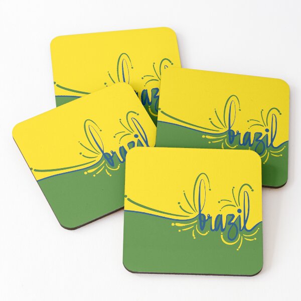 Item preview, Hand-written Lettering Art - Brazil designed and sold by RED by Arcanum Studio.