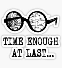 "Time Enough at Last" T-shirt Sticker