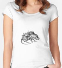 Dissolving Women's Fitted Scoop T-Shirt