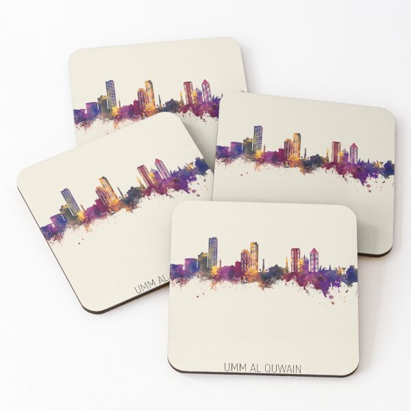 Item preview, Umm Al Quwain Skyline designed and sold by ArtPrints.