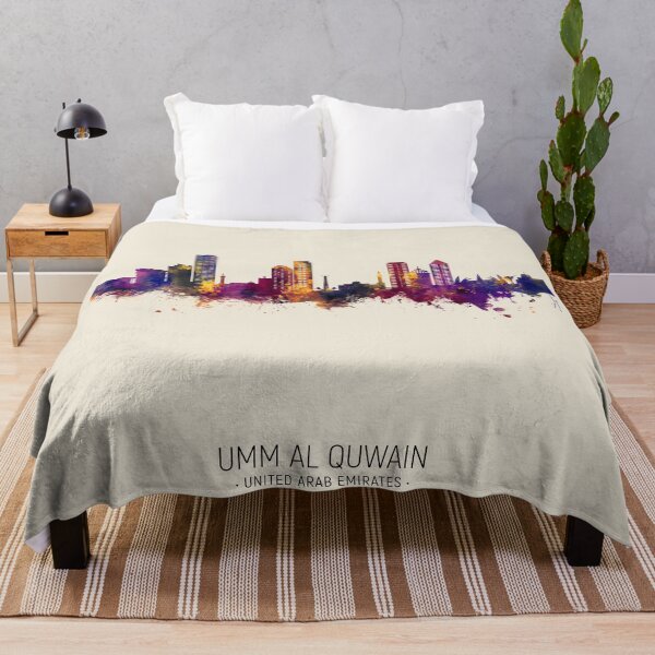 Item preview, Umm Al Quwain Skyline designed and sold by ArtPrints.