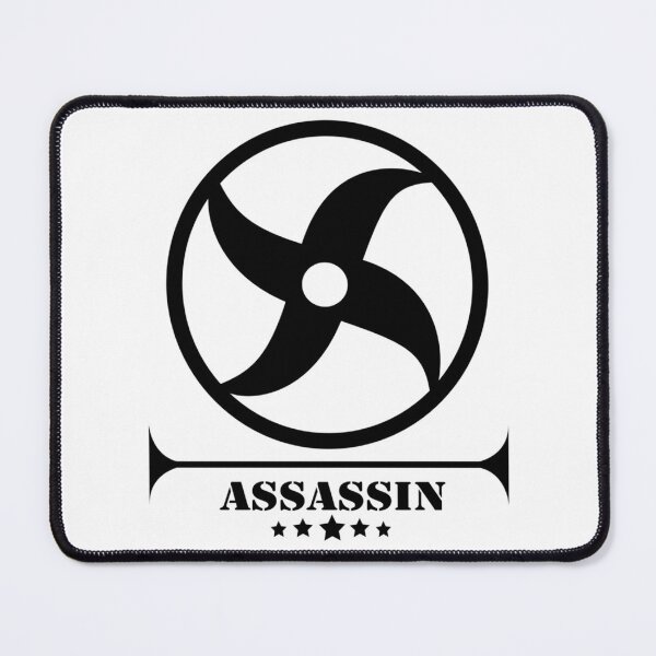 Item preview, Mobile Legend ASSASSIN Black in White designed and sold by MyDoulaMadeIt.