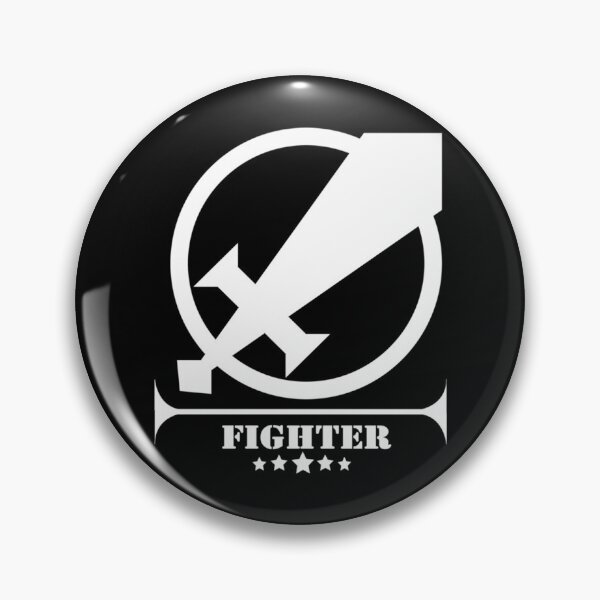 Item preview, Mobile Legend FIGHTER White in Black   designed and sold by MyDoulaMadeIt.