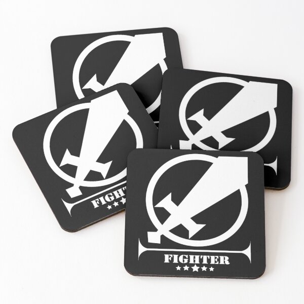 Item preview, Mobile Legend FIGHTER White in Black   designed and sold by MyDoulaMadeIt.