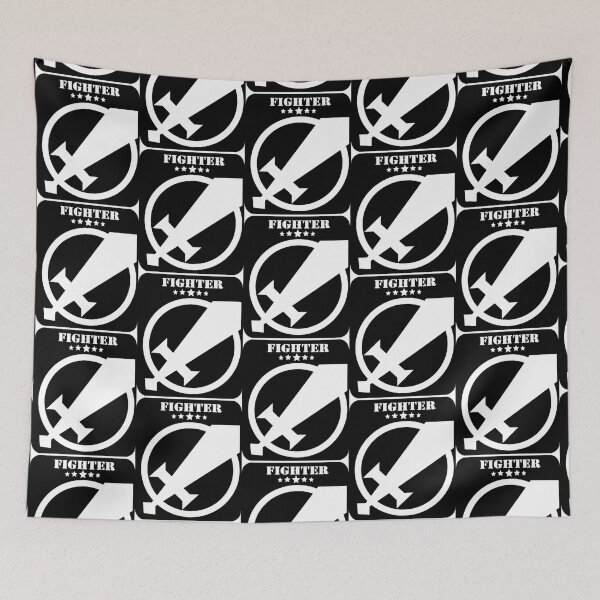 Item preview, Mobile Legend FIGHTER White in Black   designed and sold by MyDoulaMadeIt.
