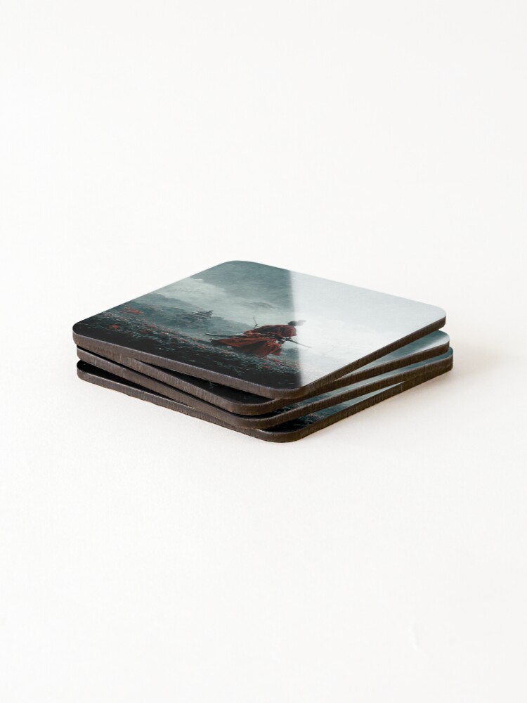 Thumbnail 4 of 5, Coasters (Set of 4), Until the End designed and sold by RicoInStudios.