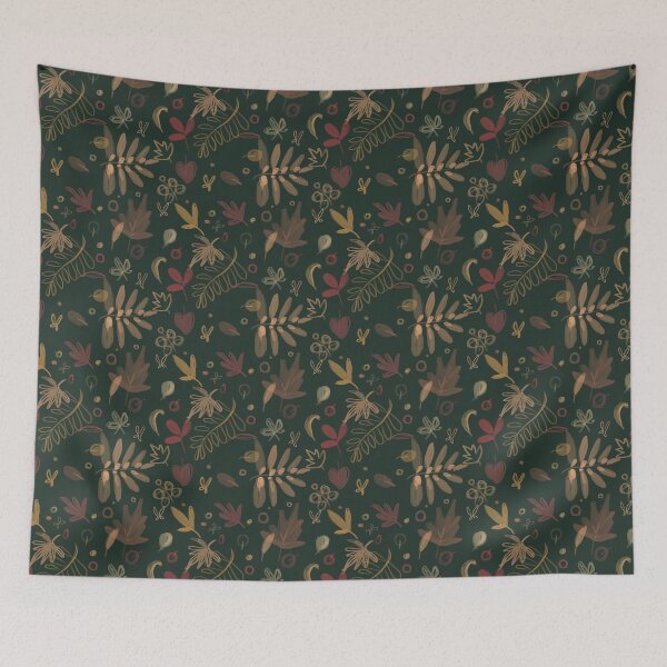 Item preview, Leaves Dark Green designed and sold by IcyArtShop.