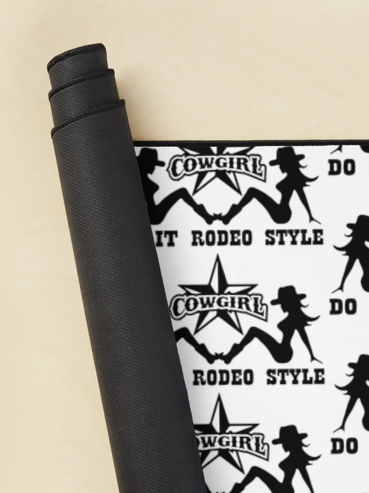 Thumbnail 2 of 5, Mouse Pad, CowGirl; Rodeo Style; designed and sold by StickerApe.