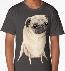 Sweet Fawn Pug Long T-Shirt