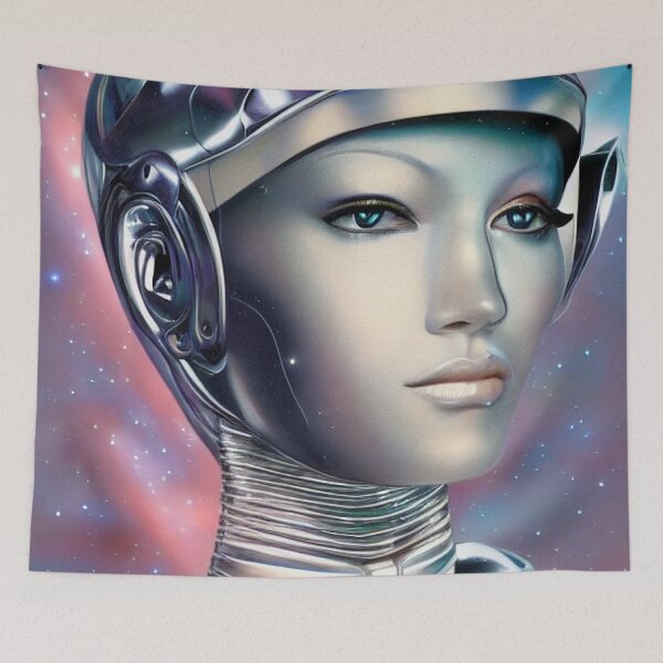 Item preview, Robot with a helmet designed and sold by Girih.