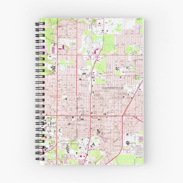 Item preview, Vintage Map of Gainesville Florida (1966) designed and sold by BravuraMedia.