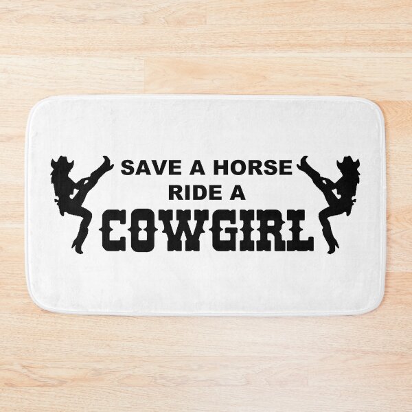 Item preview, CowGirl; Save A Horse; designed and sold by StickerApe.