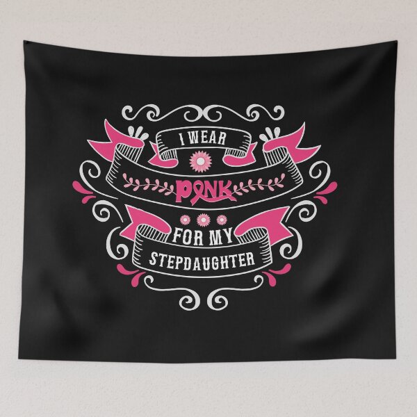 Item preview, I Wear Pink For My stepdaughter Pink Ribbon Breast Cancer designed and sold by kakaTee.