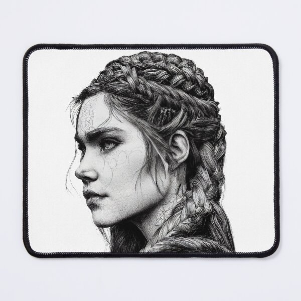 Item preview, Young Viking girl - Viking woman - Viking woman designed and sold by theunknownart.