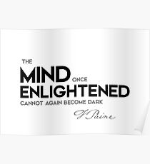 mind enlightened - thomas paine Poster
