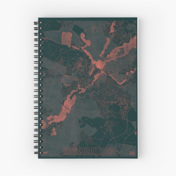 Item preview, Potsdam Map Red designed and sold by HubertRoguski.