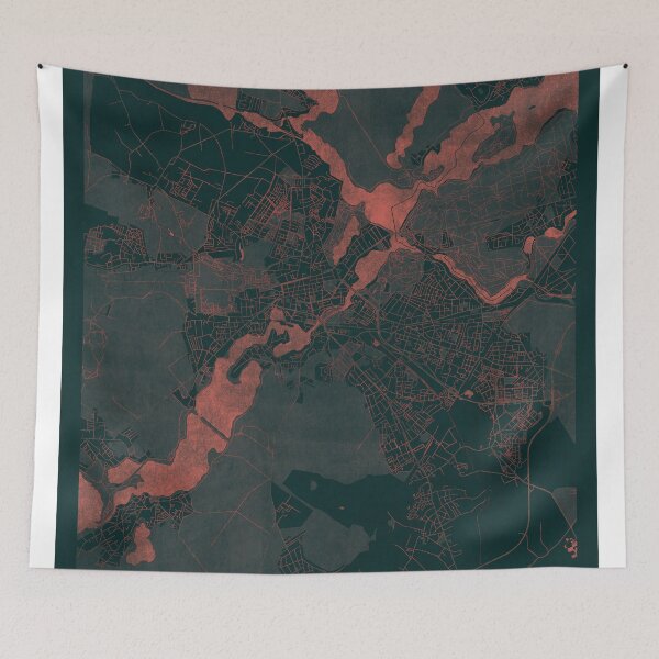 Item preview, Potsdam Map Red designed and sold by HubertRoguski.