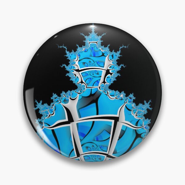 Item preview, Mandelbrot fractal of swimming pool blue cubes designed and sold by mister-john.