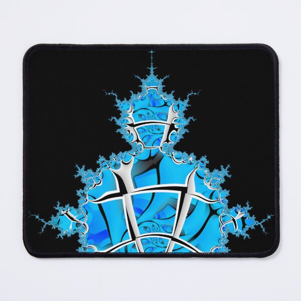 Item preview, Mandelbrot fractal of swimming pool blue cubes designed and sold by mister-john.