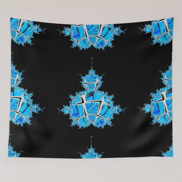 Item preview, Mandelbrot fractal of swimming pool blue cubes designed and sold by mister-john.