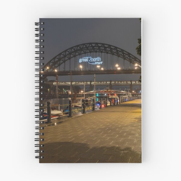 Item preview, Muelle de Newcastle de noche designed and sold by StephenJSmith.