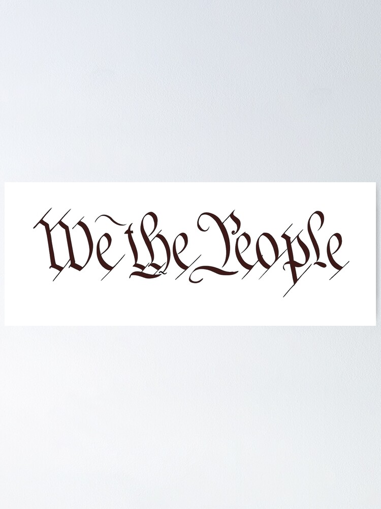 White Graphics /& More American Flag Independence Day July 4th-We The People USA Constitution