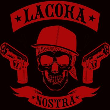 LA Skull - La Coka Nostra - Sticker