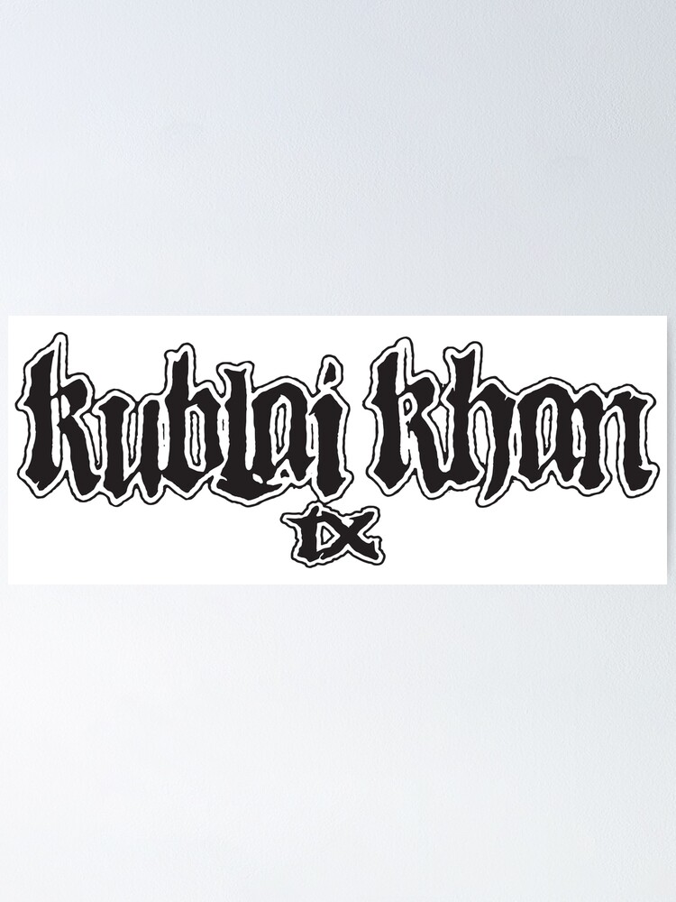 Kublai Khan TX Band Illustration Poster For Sale By Jimmy Nelson   Fposter,small,wall Texture,product,750x1000 