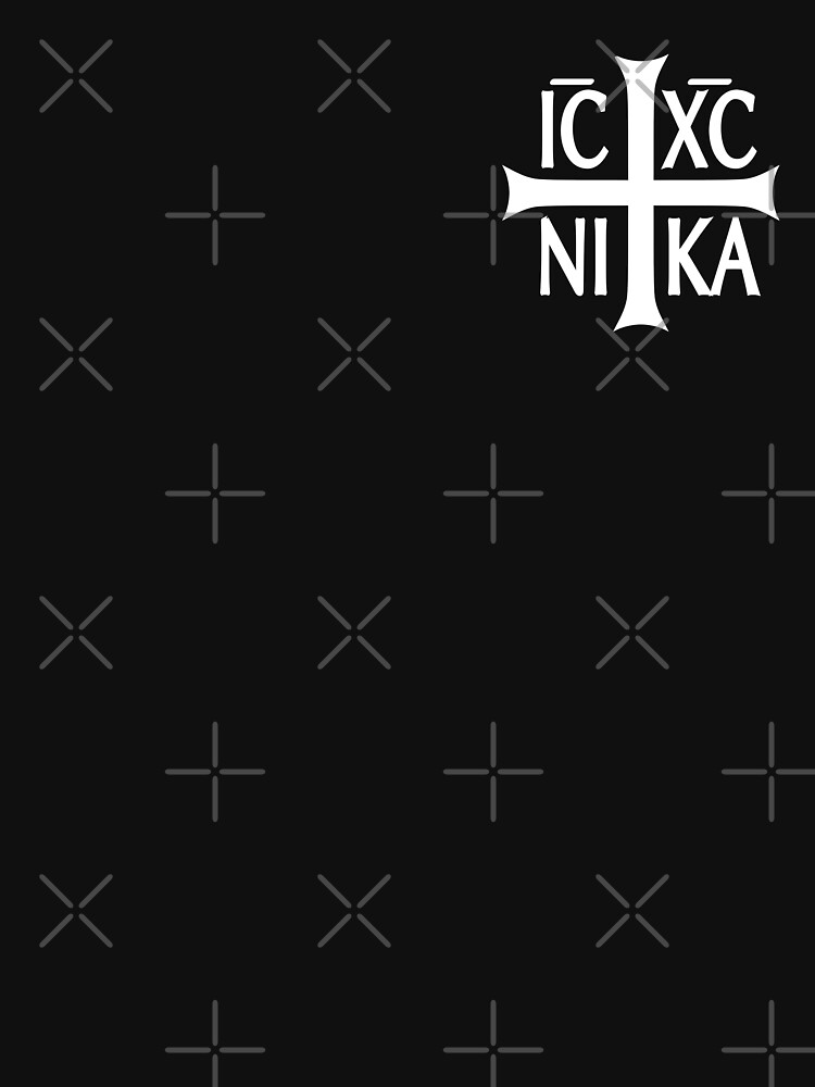 Thumbnail 7 of 7, Classic T-Shirt, IC XC NIKA | Jesus Christ Prevails designed and sold by talkingmedia.