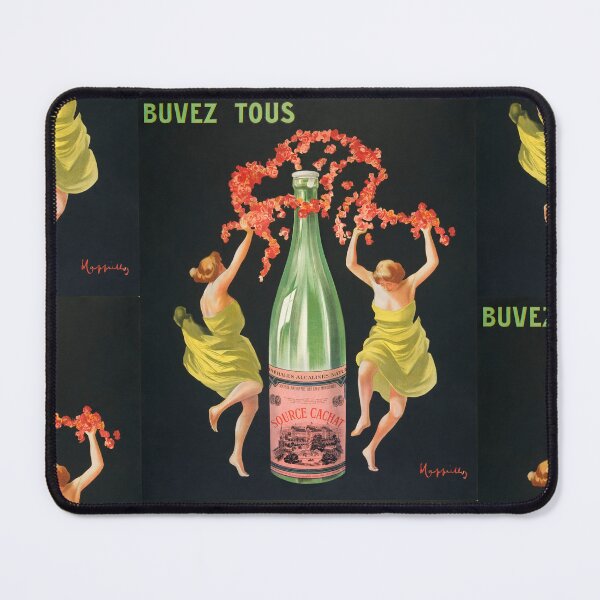 Item preview, Art Nouveau Vintage Bottle Poster designed and sold by Old Soul Vintage .