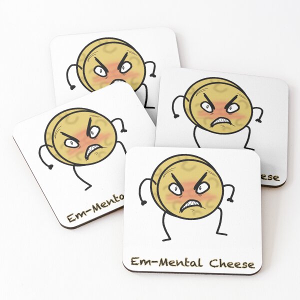 Item preview, Em-Mental Cheese designed and sold by AmIAnAngelYet.