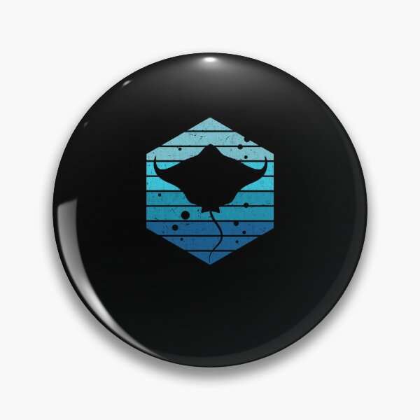 Item preview, Retro Stingray Scuba Diver Ocean Animal Aquarium Manta Ray designed and sold by Zaidan16.