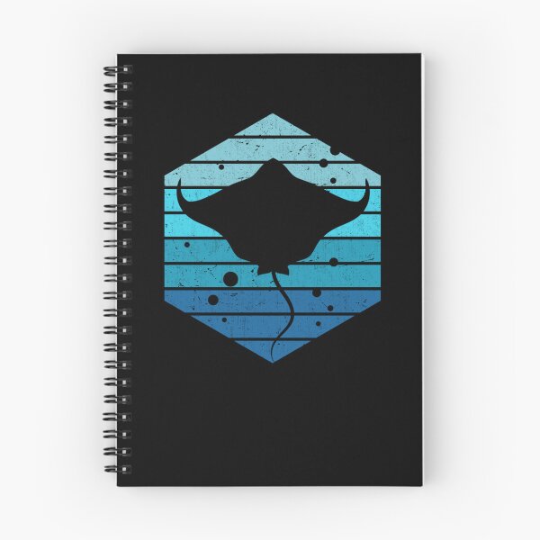 Item preview, Retro Stingray Scuba Diver Ocean Animal Aquarium Manta Ray designed and sold by Zaidan16.