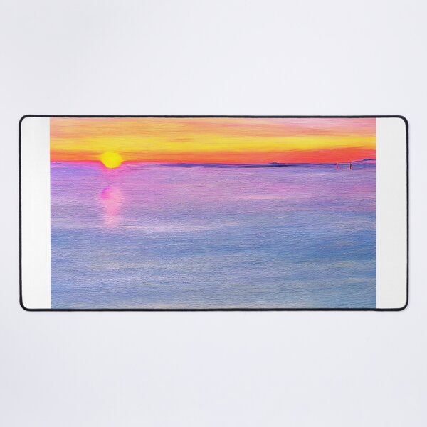 Item preview, Sunset Over The Bay. Digital Transformation. WallsOfFame designed and sold by WallsOfFameAust.