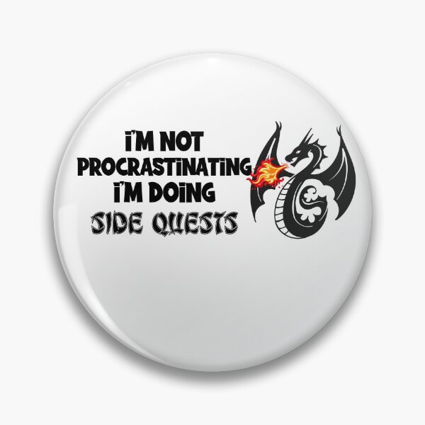 Item preview, I'm not procrastinating I'm doing side quests designed and sold by youngle.