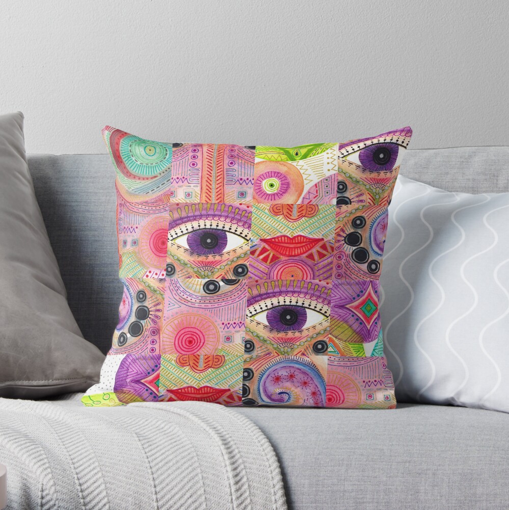 Item preview, Throw Pillow designed and sold by nuanz.