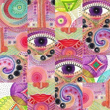Artwork thumbnail, colorful words of a poem by nuanz