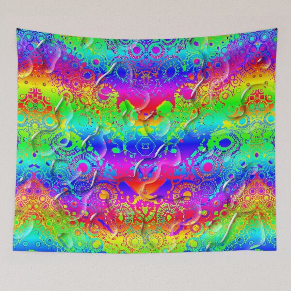Item preview, FUNNY ABSTRACT WATERDROP RAINBOW DREAMING PAINTING. designed and sold by Ralek.