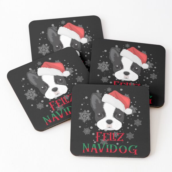 Item preview, Boston Terrier Noël Feliz Navidog  designed and sold by FedericoPredov.