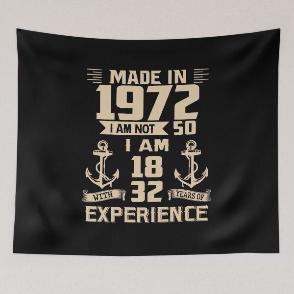 Item preview, Anchor Made In 1972 50th Birthday 50 Years Old designed and sold by AperAmyiah.