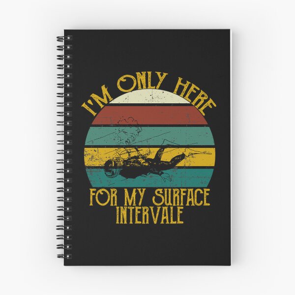 Item preview, Retro Vintage I'm Only Here For My Surface Interval Scuba designed and sold by Zaidan16.