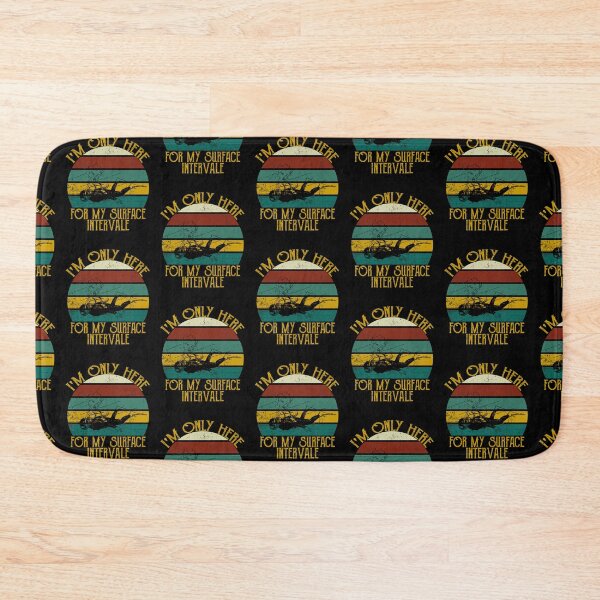 Item preview, Retro Vintage I'm Only Here For My Surface Interval Scuba designed and sold by Zaidan16.