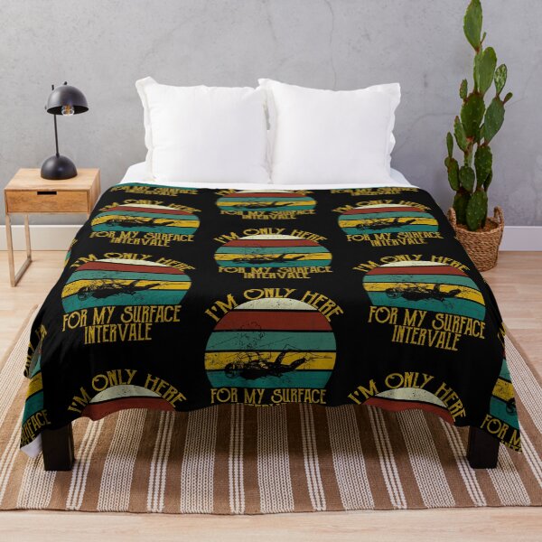 Item preview, Retro Vintage I'm Only Here For My Surface Interval Scuba designed and sold by Zaidan16.