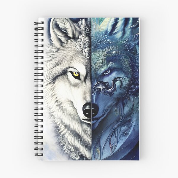 Item preview, Lobo con dos caras designed and sold by digitalartpro.