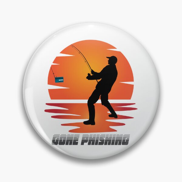 Item preview, Gone Phishing - Sunset - Grey designed and sold by clubtee.