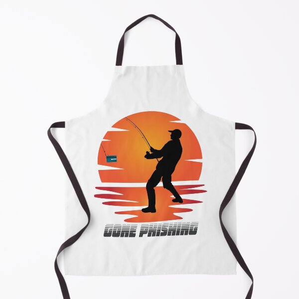 Item preview, Gone Phishing - Sunset - Grey designed and sold by clubtee.
