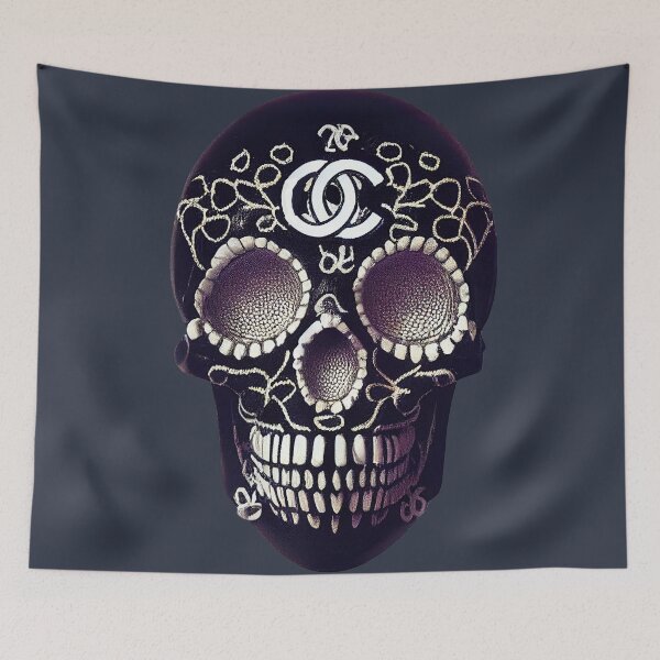 Item preview, Funny scull, golden scull, golden, scull, punk, modern, fine art, interior, human scull, scull dad cup, scull design, el muerte, mexico, scull artwork, gothic, death, cool, beautiful, tatoo, black scull designed and sold by Aliveforfun.