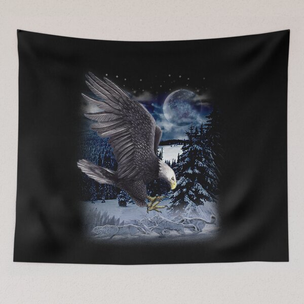 Item preview, Mountain Wolf Native American Eagle designed and sold by decentwearstore.